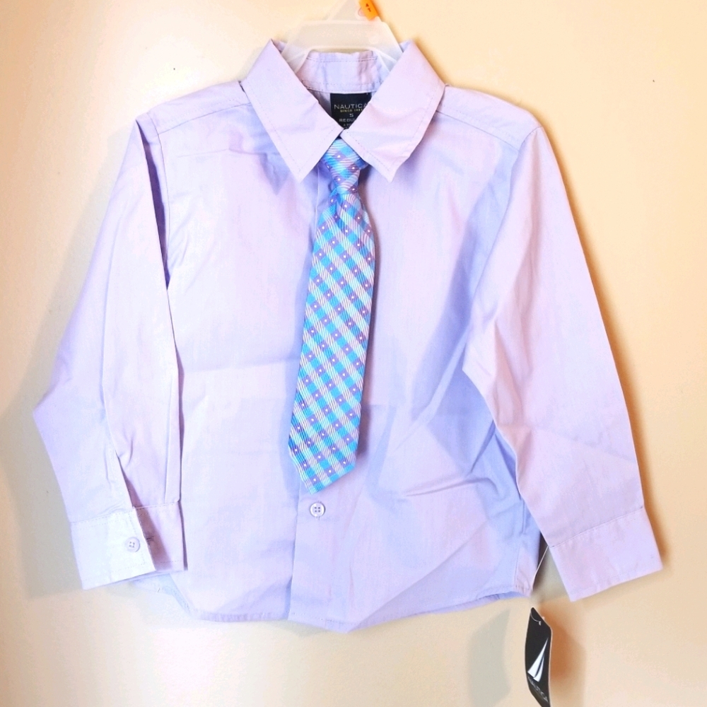 Nautica Boys Suit NEW Purple